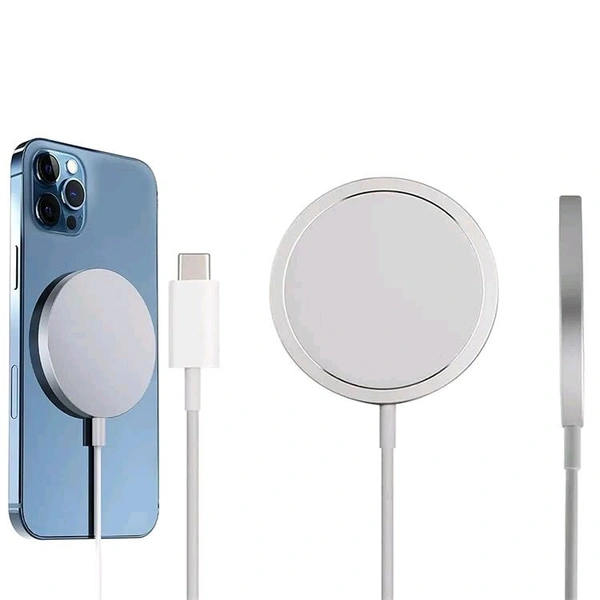 Magsafe Wireless Charger For iPhones, The Perfectly Aligned Magnets Attach To Your Airpods Or Iphone