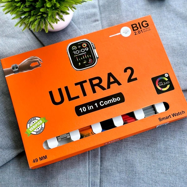 Series 8 Ultra 2 Special Edition Combo, 10 In 1 Best Quality Straps, Bluetooth Calling Support