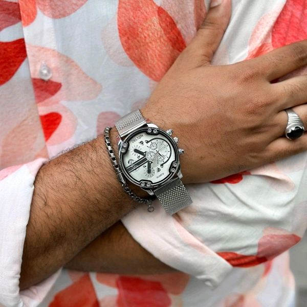 Delton Analog Quartz Movement Collection With High Quality Strap Best finishing Body & Case