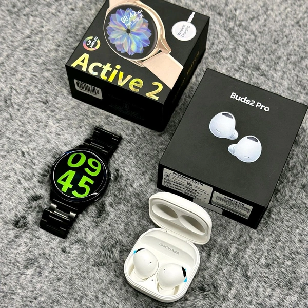 Most Awaited Budget Combo | Active 2 Amoled Display Smartwatch And Buds 2 Pro Best Quality Earphone