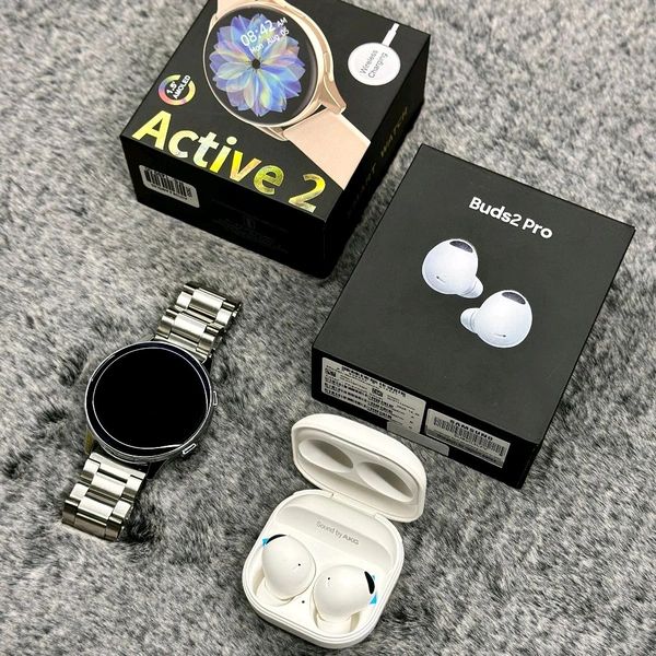 Most Awaited Budget Combo | Active 2 Amoled Display Smartwatch And Buds 2 Pro Best Quality Earphone