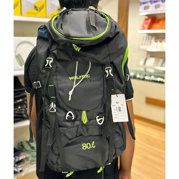 Original WOLFRIC Trekking Bag, 80 Liter Capacity, High End Quality Collection