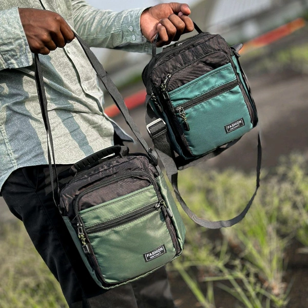 Ultra Sporty Messenger Sling Bag For Multipurpose Use | New Men's Leisure Crossbody Bag Multi functional Outdoor Shoulder Bag Waist Bag Fashion Small Body Bag Wearing Belt Hanging Bag