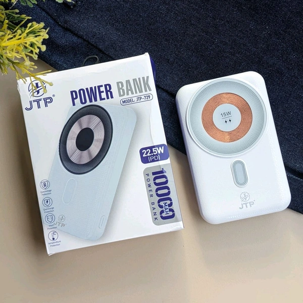 Original Wireless Power Bank 10000 mAh by JTP – Compatibility Starts from iPhone and Android