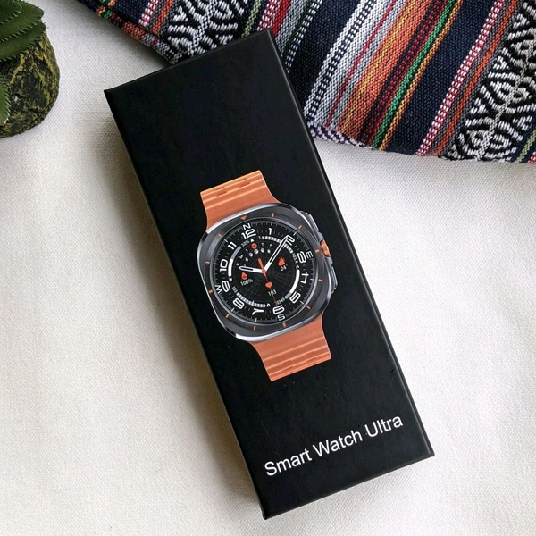 Most Demanding Ultra Budget Model, Watch 7 Ultra Smartwatch, Always On Display, On/Off Logo - White