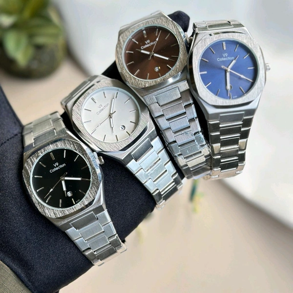 V9 Analog Quartz Movement Collection With High Quality Strap Best Finishing Body & Case