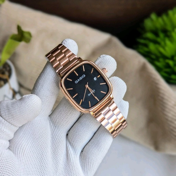 Buy 1 Get 1 Free Offer | Most Demanded Gasiq Quartz Movement Watch With High Quality Strap Best finishing Body & Case