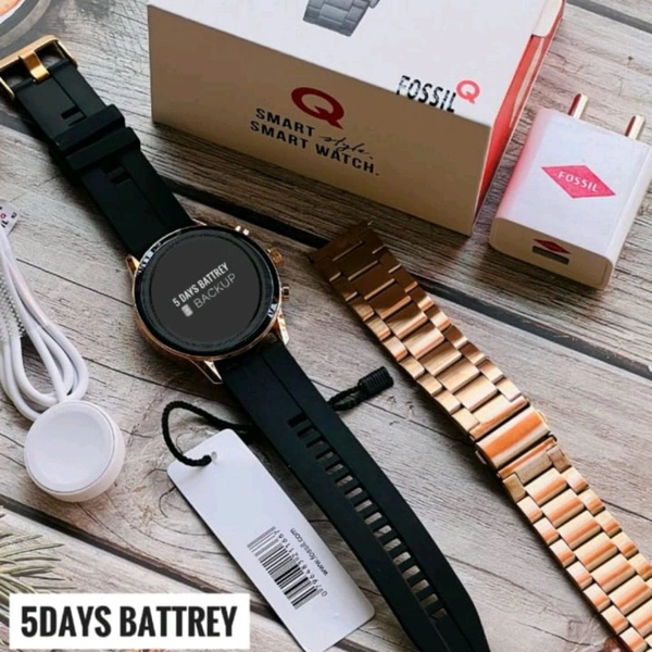 Smartwatch Q Founder Gen 2 High Quality Watch With Full Original Box Kit | Metal Strap And Silicon Strap 