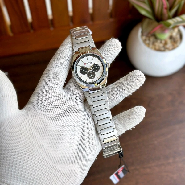 Buy 1 Get 1 Free Combo Offer, New Budget Fenton Analog Quartz Movement Watch With High Quality Strap Best finishing Body & Case (Pack of 2)