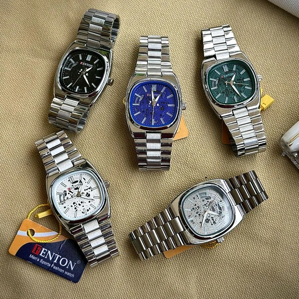 Fenton Analog Unique Quartz Movement Collection With High Quality Strap Best finishing Body & Case