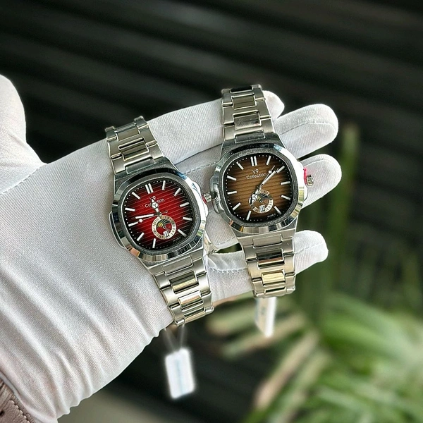 Most Demanded V9 Analog Quartz Movement Collection With High Quality Strap Best Finishing Body & Case
