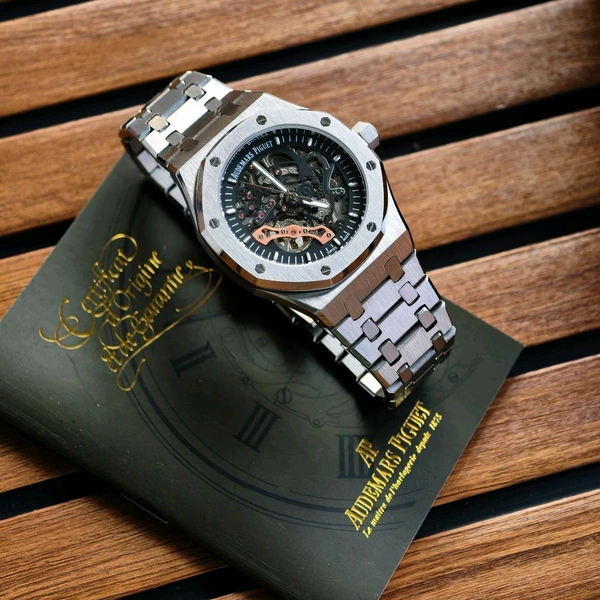 Analog Automatic Top End Quality Collection With High Quality Strap Best Finishing Body & Case - Black
