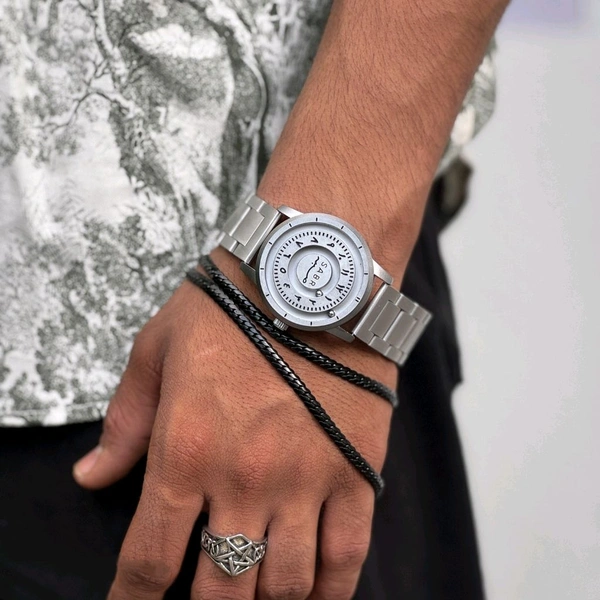 New Sabr Magnetic Magnetic Ball Unique Watch For Men | New Fashionable Business Mens Watch Creative Unique Rotating Magnetic Beads Black Classic Watch Exquisite Watch