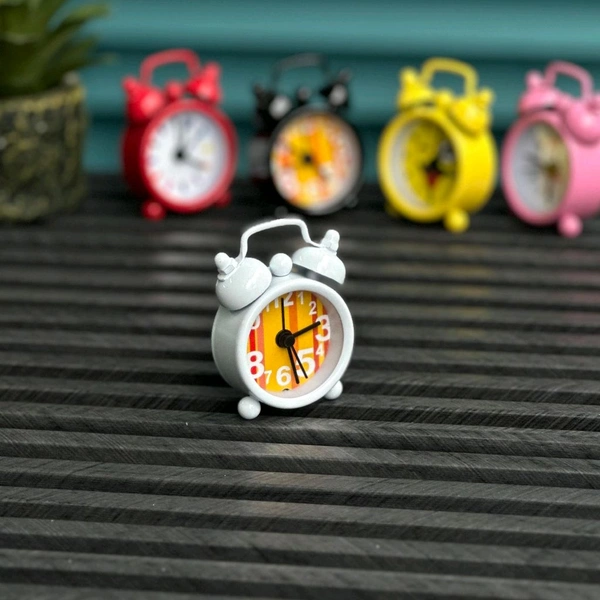 Mini Twin Bell Alarm Clocks – Cute Looks, Loud Wake-Ups