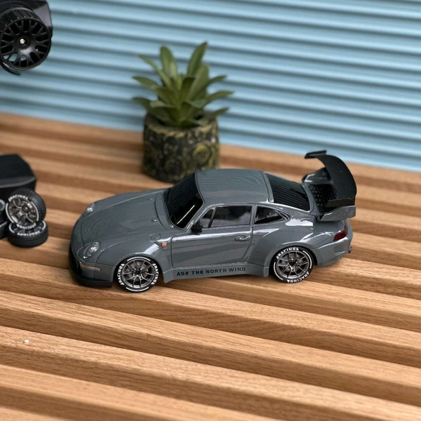 Porsche 911 Break Racing The Dawn – High-Speed 4WD Drift RC Car (1:24 Scale) LED Lights | DIY Tire Replacement | Pro Chassis