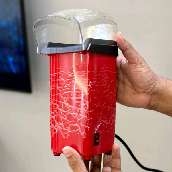 Oil-Free Hot Air Popcorn Maker – Quick, Easy, & Healthy Snack for Home