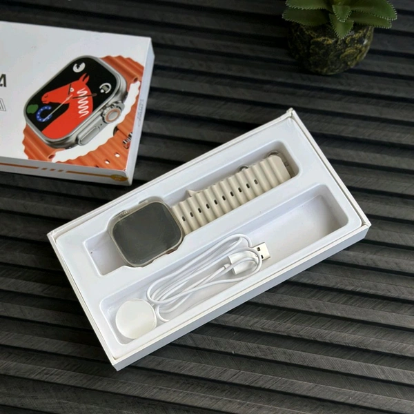 WS9 Ultra Smartwatch with GPS, Google Assistant, Games, HD Display, Bluetooth Calling & Wireless Charging | Compatible with Android & iOS | Premium Budget Ultra Smartwatch