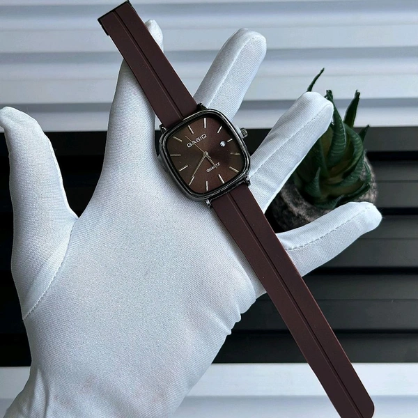 Buy 1 Get 1 Free Offer | Most Demanded Gasiq Quartz Movement Watch With High Quality Strap Best finishing Body & Case