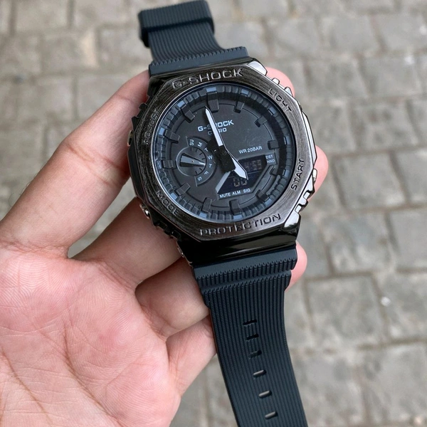 Most Demanded Analog GBM-2100B-7A Working Day Chronograph, AutoLight, World Time For Men