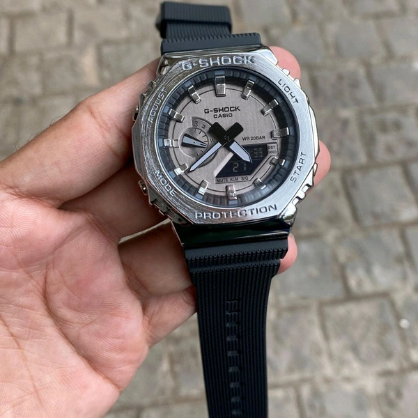 Most Demanded Analog GBM-2100B-7A Working Day Chronograph, AutoLight, World Time For Men