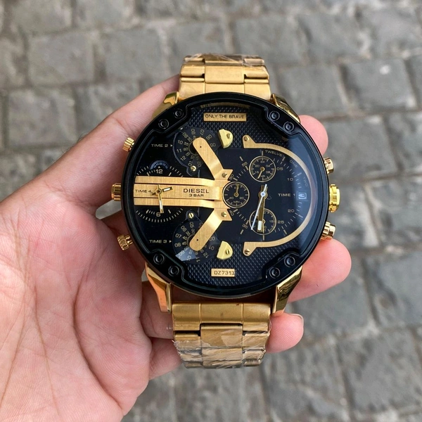 Analog Big Size Original Quartz Chronograph Machinery Watch