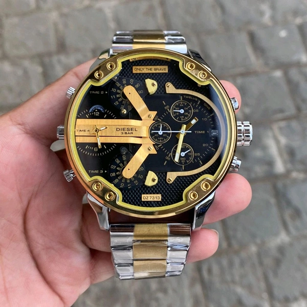 Analog Big Size Original Quartz Chronograph Machinery Watch