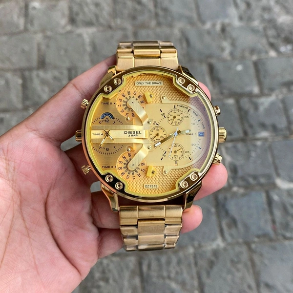 Analog Big Size Original Quartz Chronograph Machinery Watch