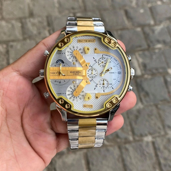 Analog Big Size Original Quartz Chronograph Machinery Watch