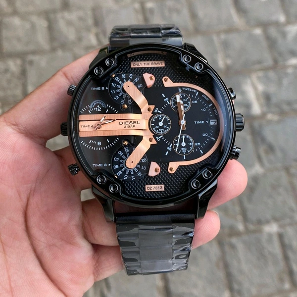 Analog Big Size Original Quartz Chronograph Machinery Watch