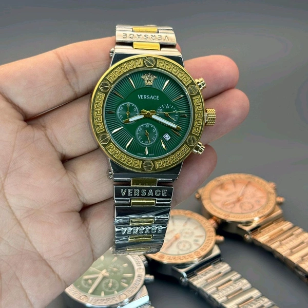 Analog Greca Logo Mens Watch