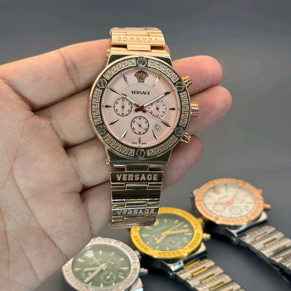 Analog Greca Logo Mens Watch