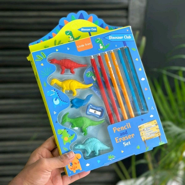 Fun-Themed Pencil & Eraser Set for Kids
Perfect for school, gifting, or creative play!