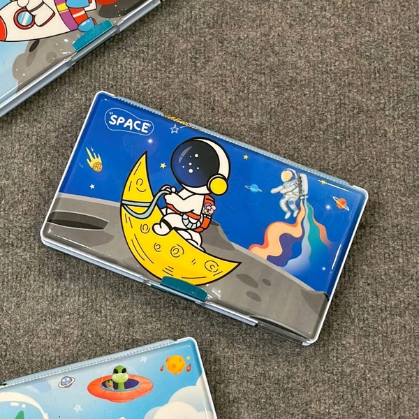 Space Adventure Multi-Functional Pencil Box
Perfect for school, gifting, and everyday organization!