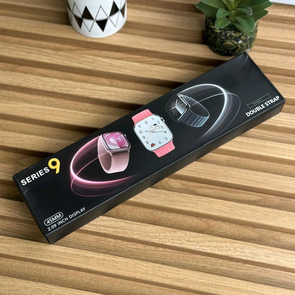 Series 9 Smartwatch – 2.21" Big Display | Premium Looks | Dual Strap | Wireless Charging | Best in Segment