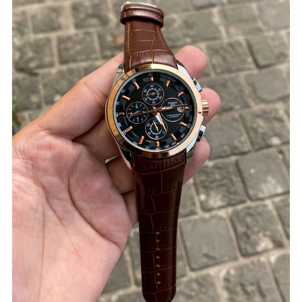 Analog 1853 Chronograph Top Quality Collection With Analog Brand Print Easy Operated Lock