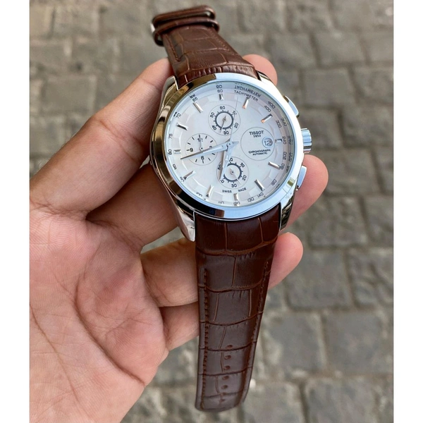 Analog 1853 Chronograph Top Quality Collection With Analog Brand Print Easy Operated Lock