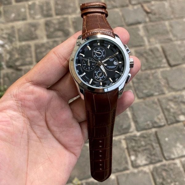 Analog 1853 Chronograph Top Quality Collection With Analog Brand Print Easy Operated Lock