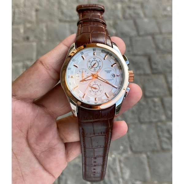 Analog 1853 Chronograph Top Quality Collection With Analog Brand Print Easy Operated Lock