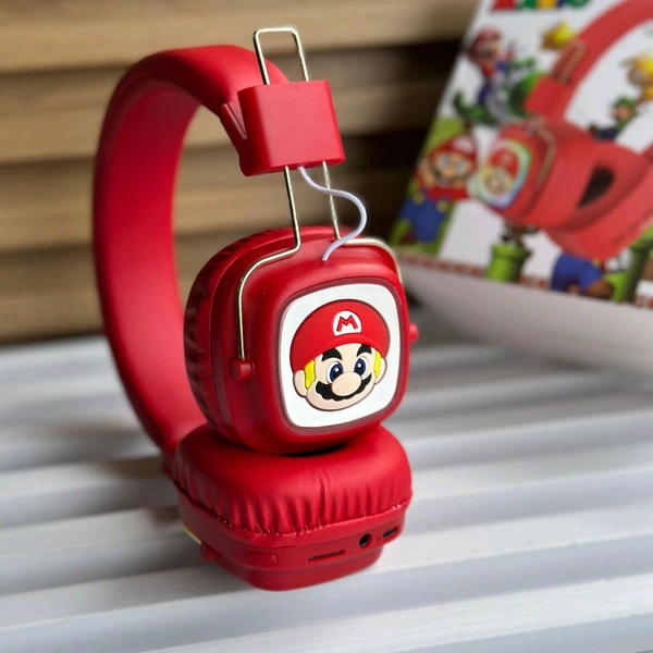 Cute RGB Cartoon Wireless Headphones – AH-816 Series. Wireless High Fidelity Sound Quality, Volume Control Ear Hanging Earphones