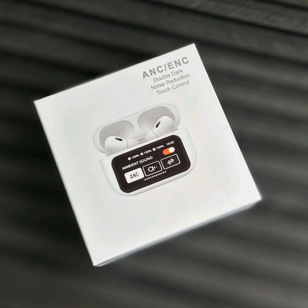 Smart Display TWS Earbuds | With Active ANC + ENC 