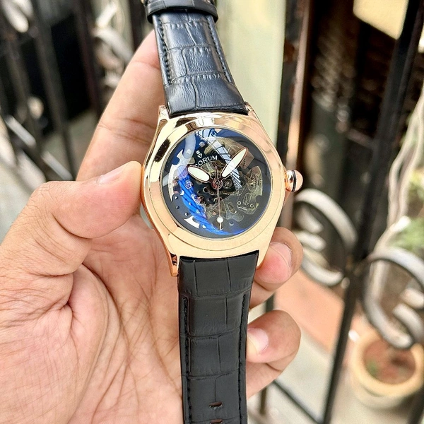 Analog Rotating Tourbillon Pendulum Charge Japanese Automatic Movement Watch Collection