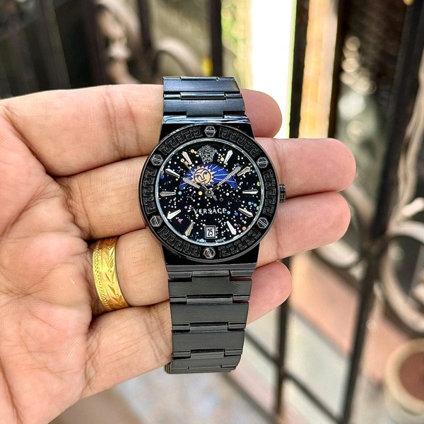 Analog Sun-Moon Working Pure Quality Original Quartz Machinery Watch