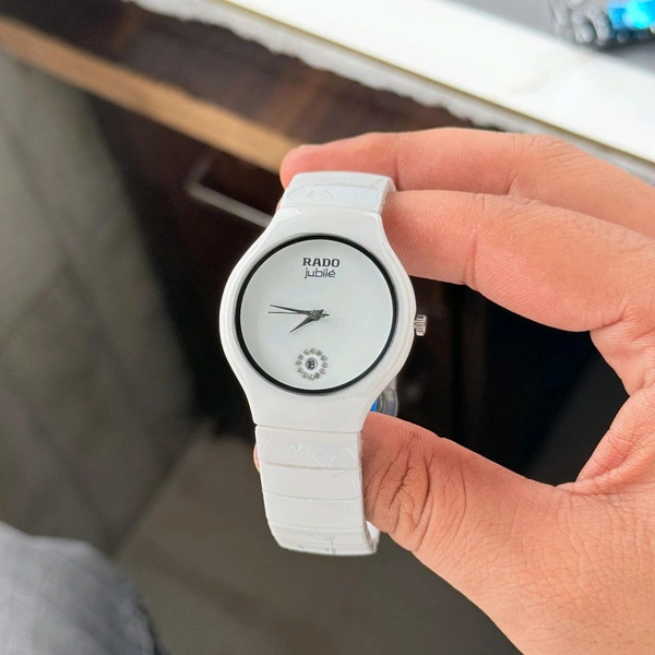 Analog Ceramica Jublie Round High Quality Quaetz Movement Watch For Men