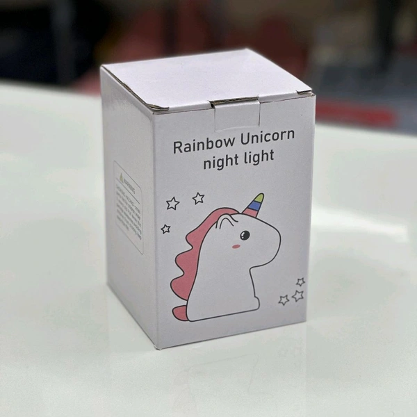 Rainbow Unicorn Night Light – Cute, Soft & Magical!