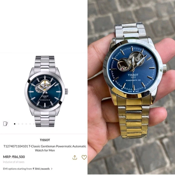 Analog Gentleman Powermatic 80 automatic Japanese movement Machinery Watch