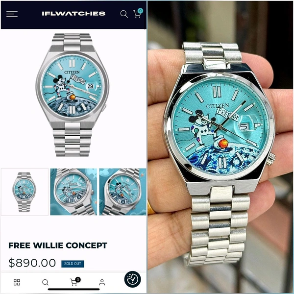 Another Conceptual Limited Edition Time is Money – Quartz Movement Watch