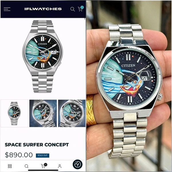 Another Conceptual Limited Edition Time is Money – Quartz Movement Watch