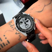 Analog Mission to the EarthPhase Quality Quartz movement Chronograph machinery Watch