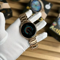 Active 2 Best Quality Smartwatch | 2.5D Curve HD Screen Full Touch Upto 1*2 days Battery Backup | Dual Strap - Copper