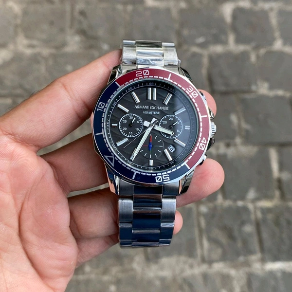 Analog AX1958 Exchange Chronograph High Quality & Reliable Quartz Chronograph Machinery Watch